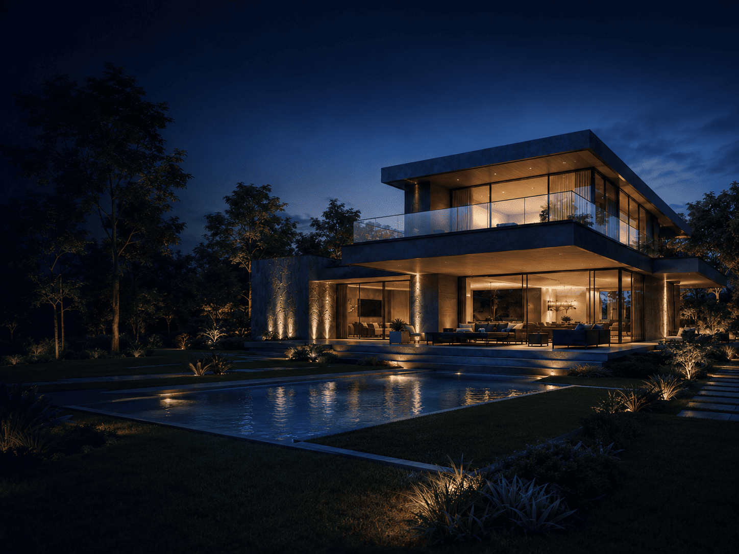 Imóvel residencial premium representando o segmento de imobiliárias